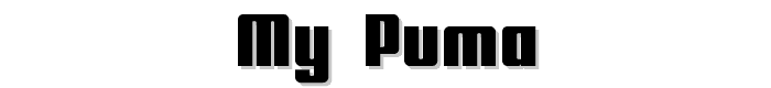 My Puma font
